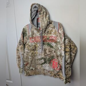 CABELA'S Camo Men Hoodie Sweatshirt Size Small Unisex 2 Zipped Pockets
